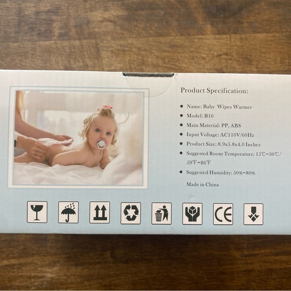 Baby Wipe Warmer and Babies Wet Wipes Dispenser, Diaper Wipe Warmers - Picture 2 of 3